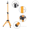 Wig Tripod For Wig Making Luxurious Golden Canvas Block Head Tripod Wig Stand Factory